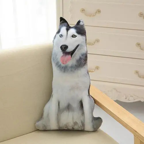 Adorable 50cm 3D Printed Dog Plush Toy – Kids and Home Decor