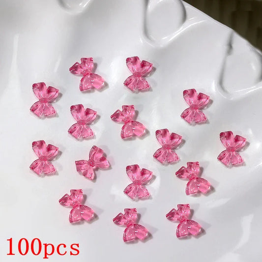 Bow Flower Nail Art Resin Decorations – Kawaii Manicures