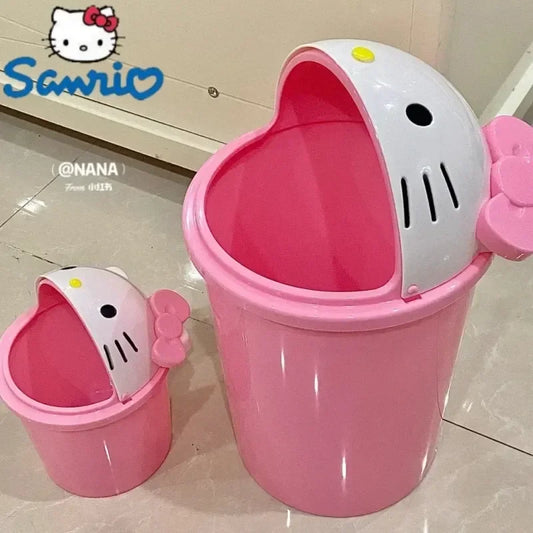 New Sanrio Hello Kitty Dustbin – Kawaii Garbage Bin for Your Home