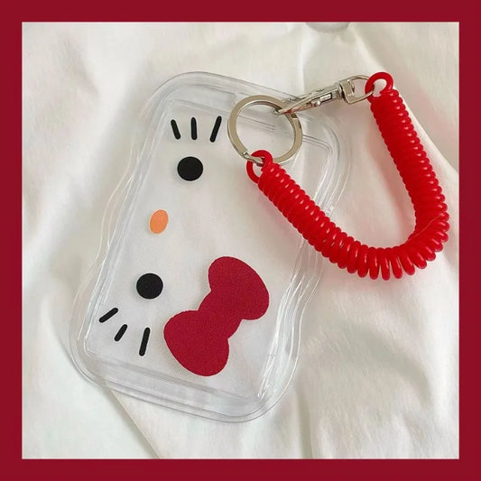 Adorable Kawaii Hello Kitty Card Holder – Perfect Gift for Girls and Fans