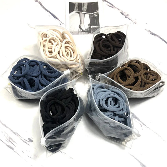 20/50PCS Set Elastic Hair Bands for Women & Girls