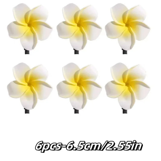 Plumeria Hair Clips – Fashionable Floral Accessories for Women and Girls