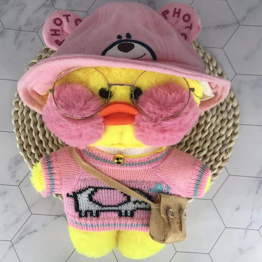 4Pcs Set Doll Clothes &amp; Accessories for 30Cm Yellow Duck Kawaii Dolls