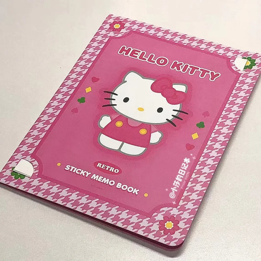 Adorable Kawaii Cartoon Hello Kitty Sticky Notes for School and Office