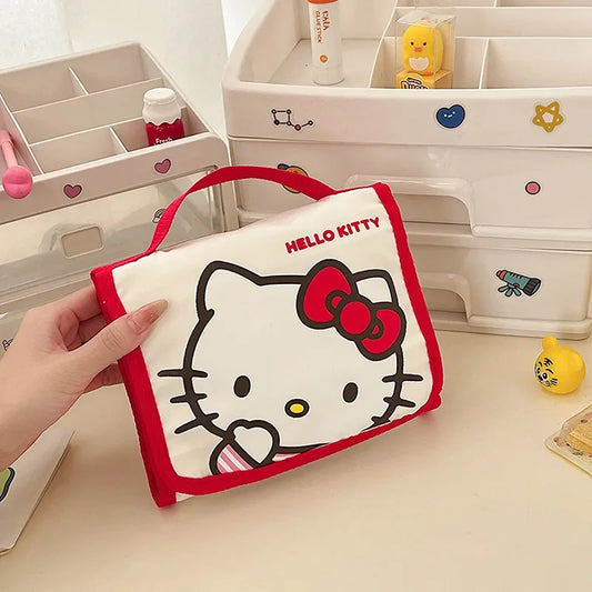 Kawaii Sanrio Large Capacity Folding Cartoon Makeup Bag