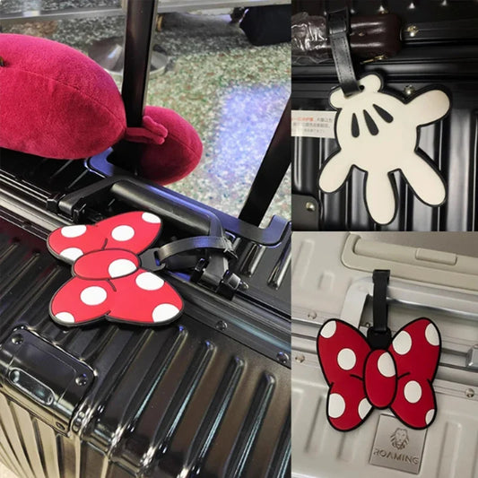 Kawaii Disney Minnie & Mickey Luggage Tags – Cute Travel Accessories