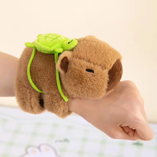 Adorable Capybara Plush Snap Wristband – Cute and Fun for Kids