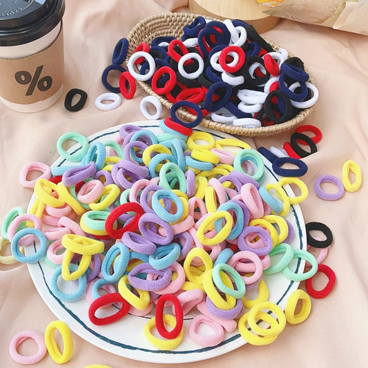 Kids Elastic Hair Bands – Colorful Scrunchies for Girls