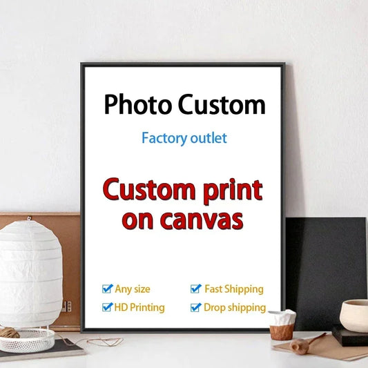 YWDECOR Custom Painting Canvas – Personalized Wall Art for Unique Home Decor