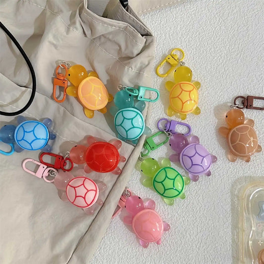 Cute Glow-in-the-Dark Turtle Keychain