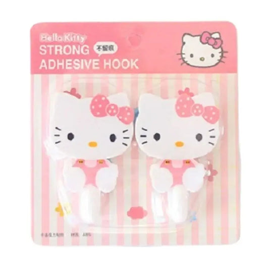 Add Charm and Functionality with Sanrio Hello Kitty Adhesive Wall Hooks