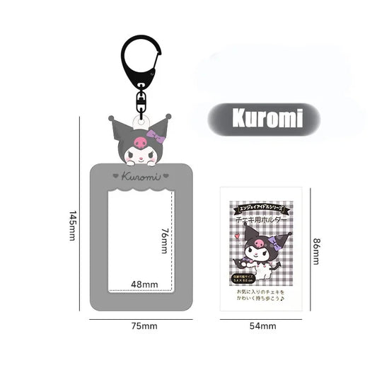 Sanrio Card Holder &amp; Kawaii Keychain Pendants – Perfect for Students