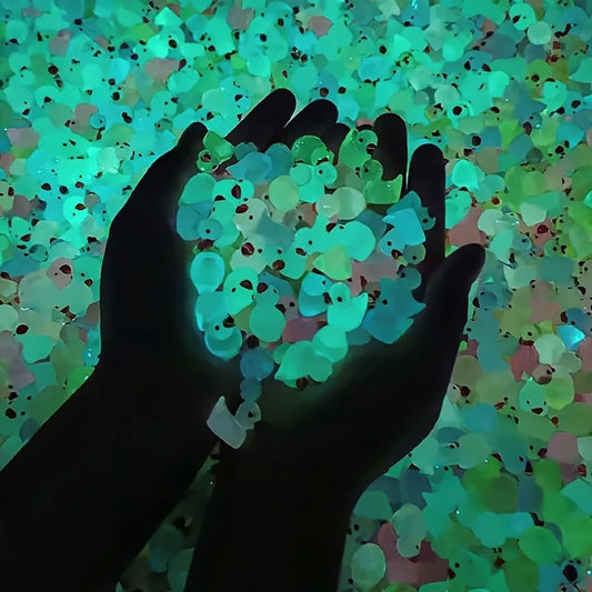 Glowing Mini Resin Ducks – Perfect for Microlandscape