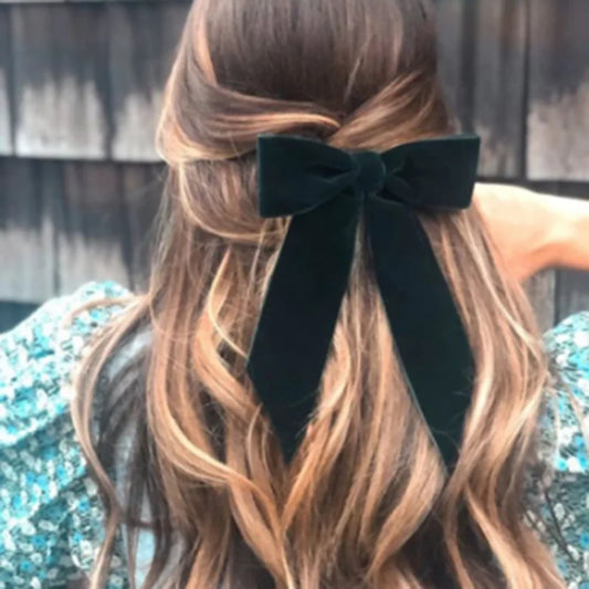 Elegant Bow Velvet Barrettes – Stylish Hair Accessories&nbsp;