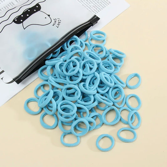 Women’s Seamless Thumb Ring Hair Ties – 50pcs Set