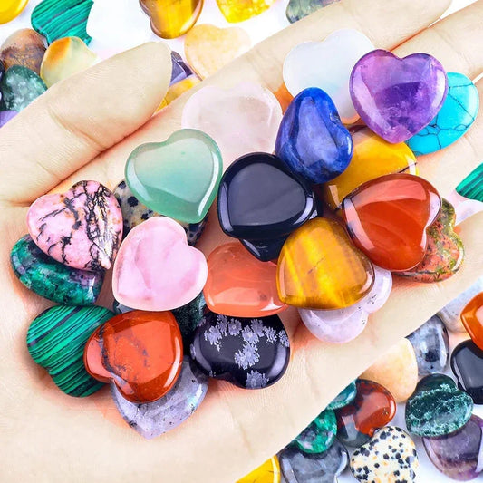 Heart Shape LOVE Crystal Stones