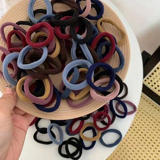 Vibrant Candy Colors Scrunchie Set – Perfect Hair Accessories