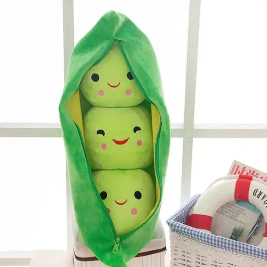 Adorable 25CM Plush Pea Doll – Perfect Kawaii Gift for Kids