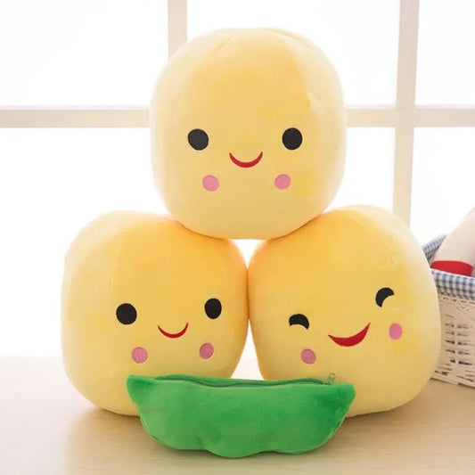 Adorable 25CM Plush Pea Doll – Perfect Kawaii Gift for Kids