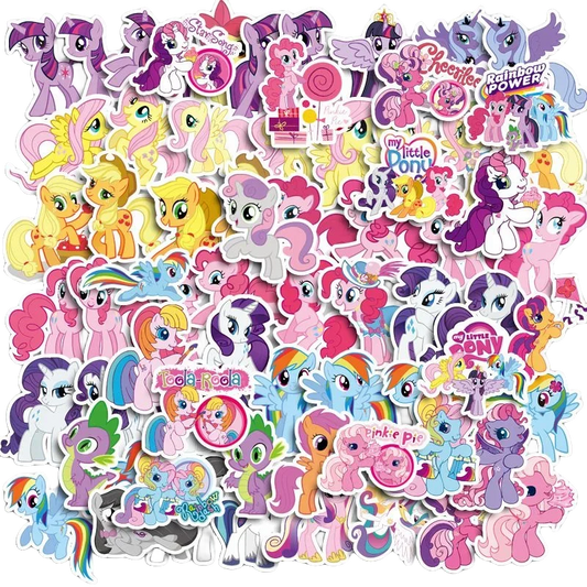 My Little Pony Notebook Stickers – Cute Waterproof Decor for Kids