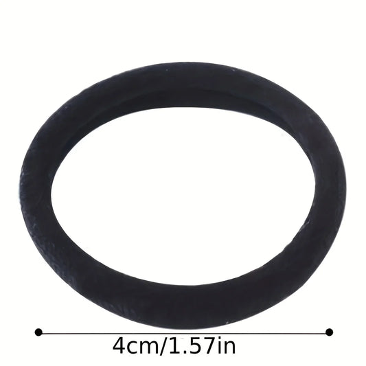 High Elastic Black Hair Bands – Perfect for Women and Girls