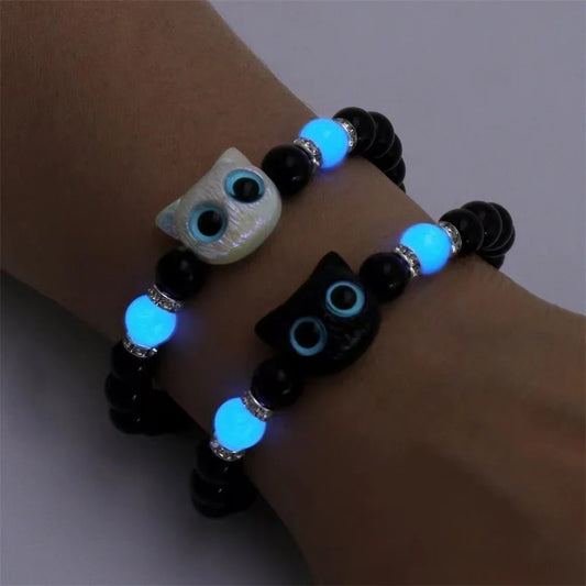Matching Luminous Cat Bracelets