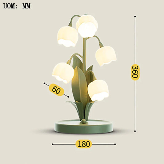 LED Flower Table Lamp – Creative Design for Elegant Home Decor