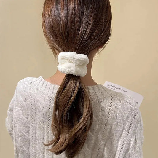 7/21 Pcs Women Hair Scrunchies Set – Plush Solid Hair Bands