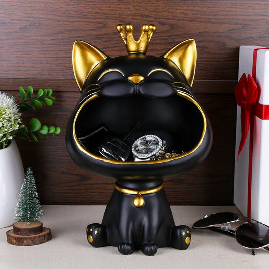 Lucky Cat Resin Statue