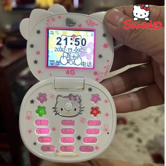Sanrio Hello Kitty Flip Phone Kawaii K688 – Mini Phones