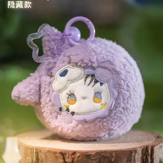 Emma Secret Forest Rua Rua Zoo Round And Round Series Plush Keychain