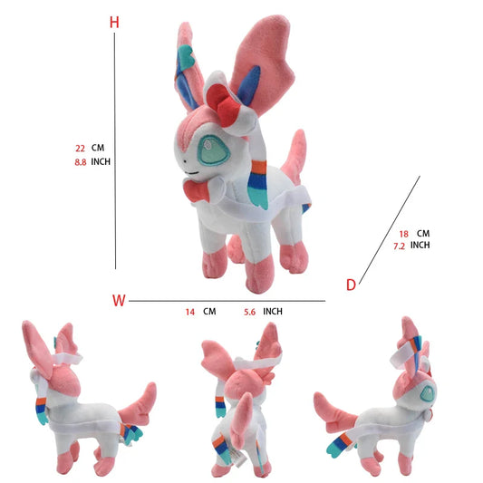 Leafeon, Vaporeon, Glaceon, Sylveon, Espeon, Umbreon Plush Toys