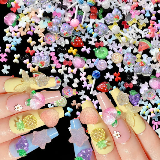 12Grids 3D Cute Nail Charms – Nails &amp; Phone Cases