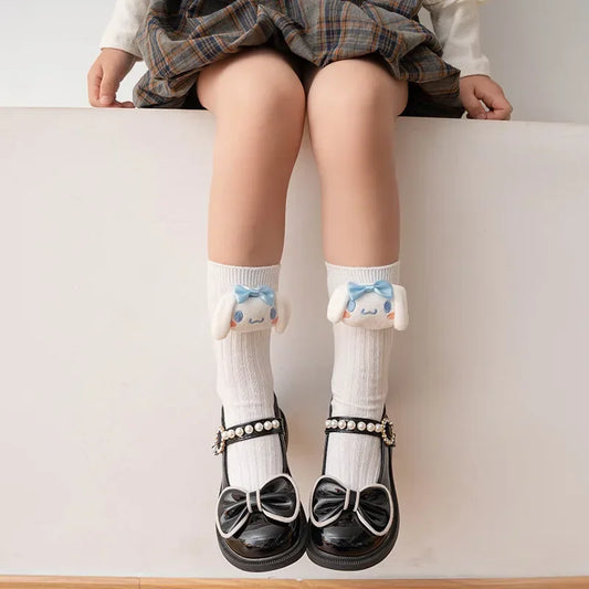 Kuromi Melody Cinnamoroll Kitty Cat Sanrio Socks – Kawaii Korean Style