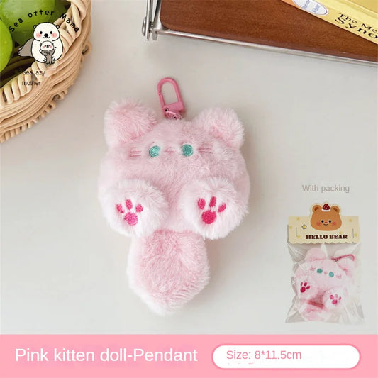 Cute Plush Cat Doll Pendant