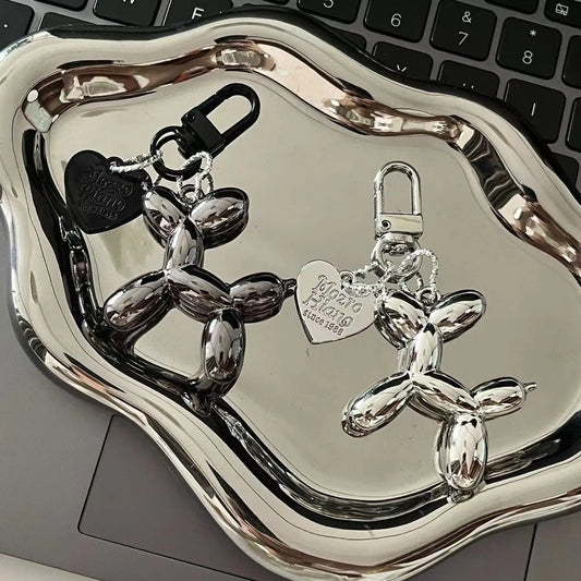 Fashion Punk Y2K Balloon Dog Keychain