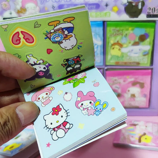 Sanrio Gold Stamping Square Stickers – Perfect for Kids and Collectors