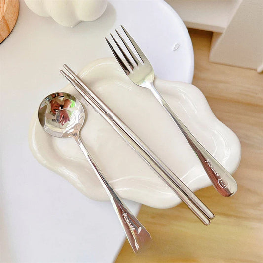 Sanrio Cutlery Set – My Melody & Kuromi Kawaii Dinnerware for Kids