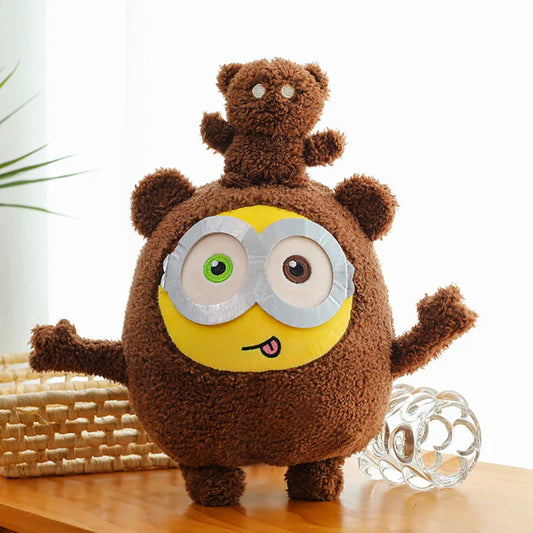 Cuddle with Joy: 30CM Minion Bob Plush Pillow for Fans &amp; Kids