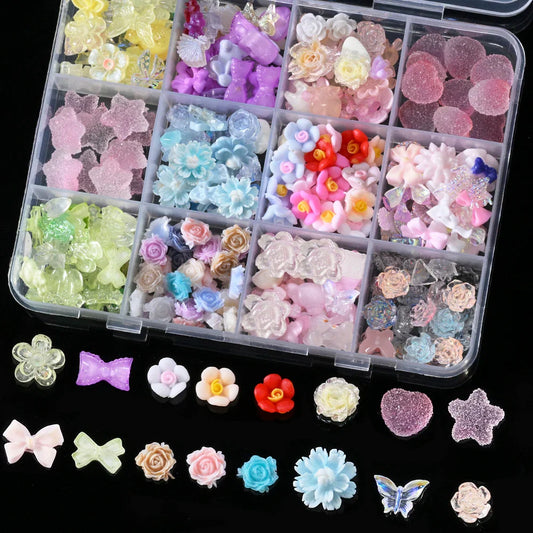 12Grids 3D Cute Nail Charms – Nails &amp; Phone Cases