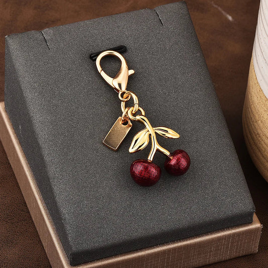 Exquisite High-end Bear Cherry Butterfly Keychains for Women