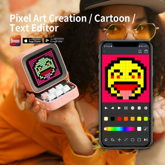 Divoom Ditoo-Pro Retro Pixel Art Bluetooth Speaker&nbsp;