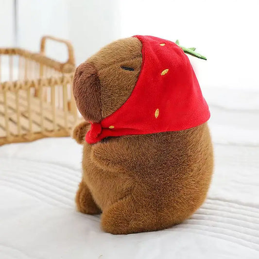 Cute Turtle Backpack with Capybara Plush