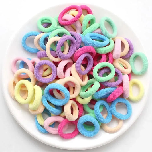 Colorful Nylon Elastic Hair Bands – Perfect for Women and Girls