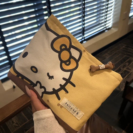 Cute Sanrio Hello Kitty Cosmetic Bag – Kawaii Travel Zipper Storage
