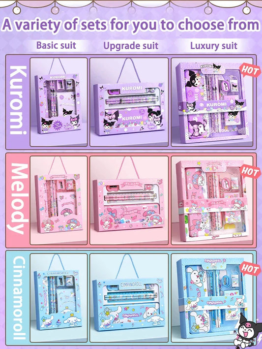 Sanrio Kuromi, Melody & Cinnamoroll Stationery Gift Box