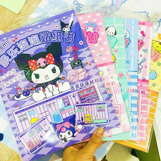 New Creative Sanrio Kuromi &amp; My Melody 3D Sticker Book&nbsp;