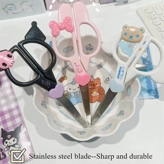 Kawaii Sanrio Kuromi &amp; Cinnamoroll Scissors – Cute Stationery
