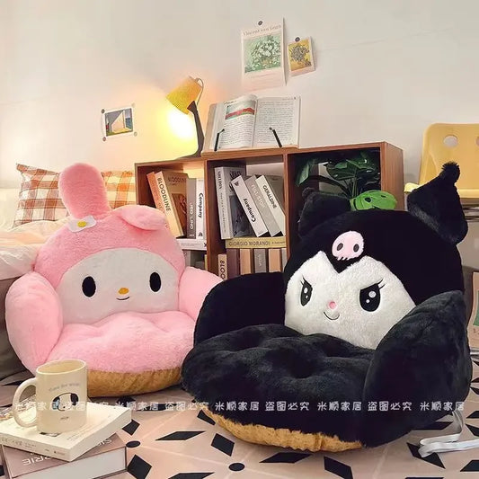 Aoger Big Size Cute Cinnamoroll & Black Kuromi Plush Cushion
