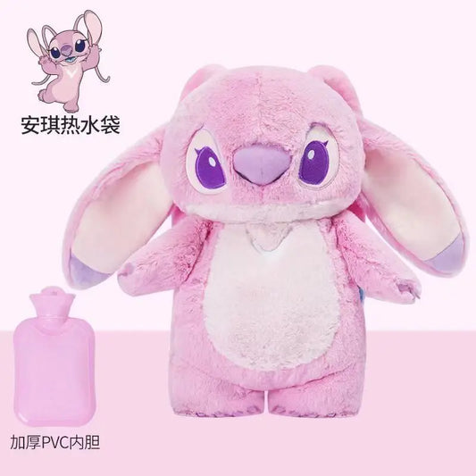 Cuddle Up with Disney Stitch, Angel &amp; Lotso Plush Hot Water Bottles